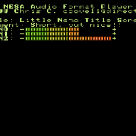 NESA Audio Player - Little Nemo Sample